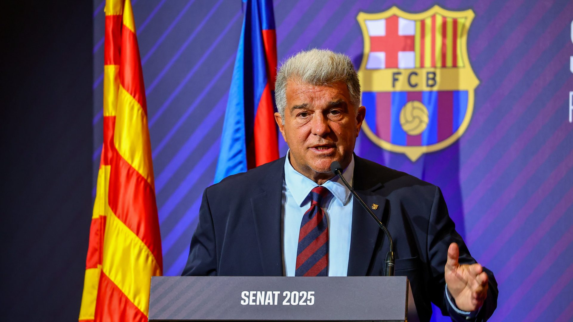 Laporta se recupera de una arritmia