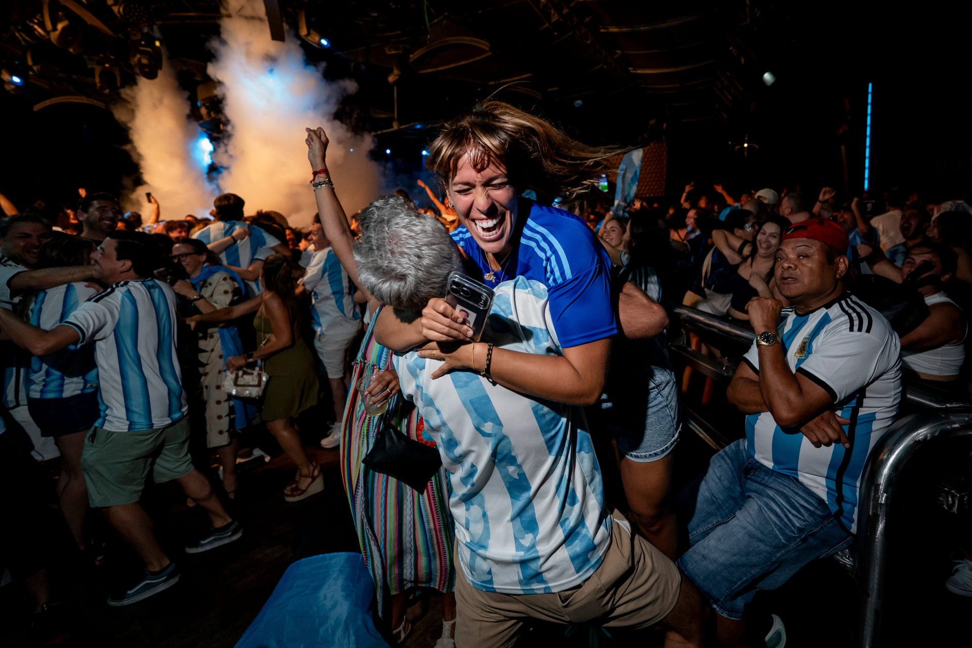 Argentina se vuelve a ilusionar: Así vivieron los argentinos en Madrid el triunfo de los de Scaloni