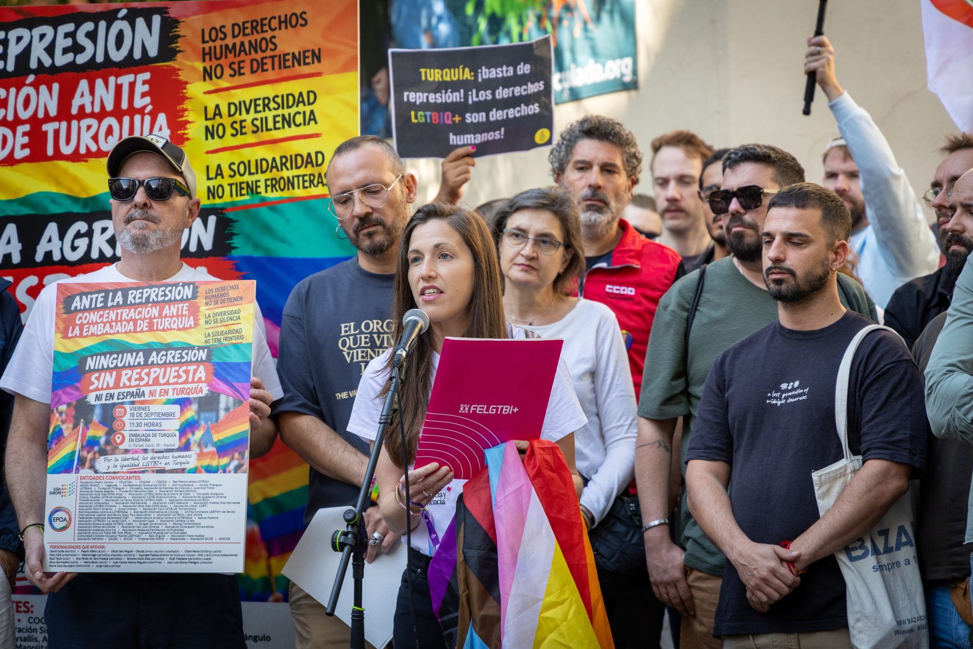 Protestas en varias capitales de Europa contra la persecución LGTBIQ+ de Turquía: “Se está atacando a toda la sociedad”