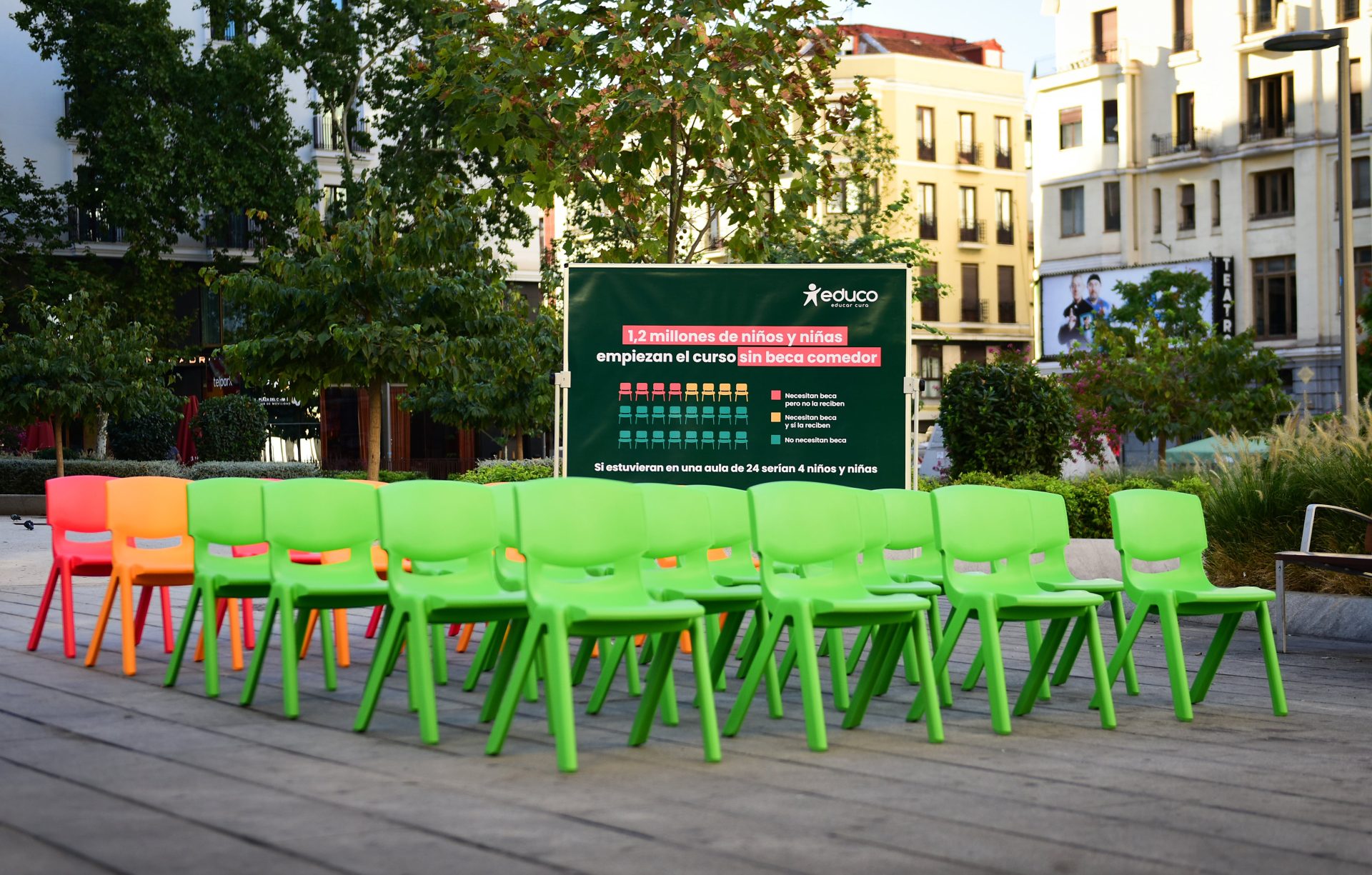 Más de la mitad de los alumnos en riesgo de pobreza no tiene beca para el comedor