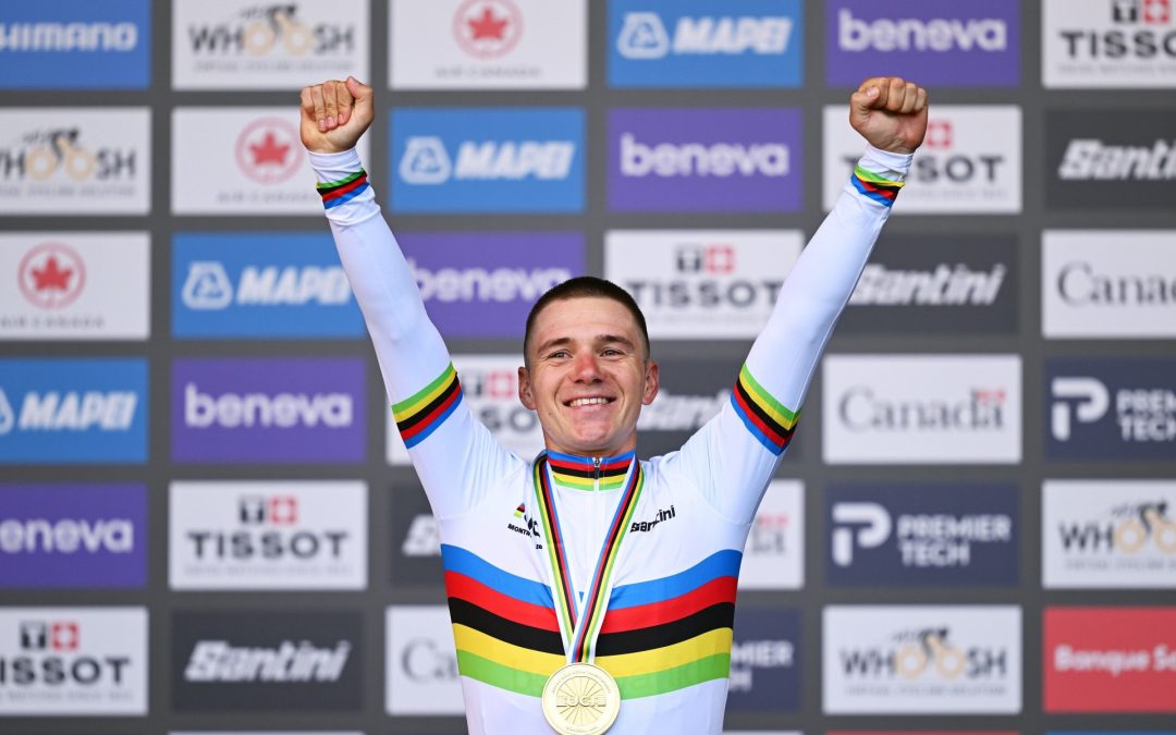 Cuarto Mundial para Remco Evenepoel, invencible máquina contra el reloj